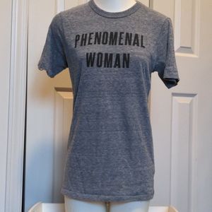 Gray "Phenomenal Woman" tshirt
